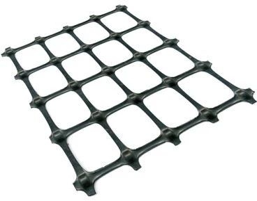 Biaxial plastgeogrid brukt i kullgruve